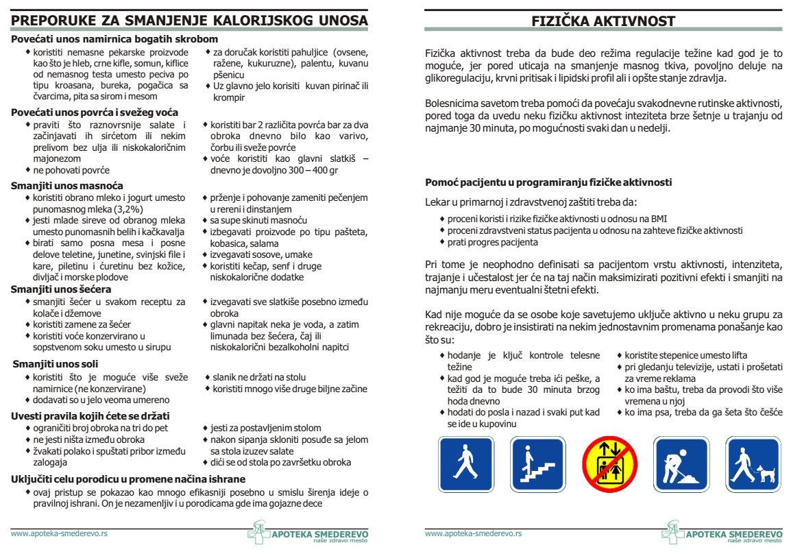 Smanjenje kalorijskog unosa